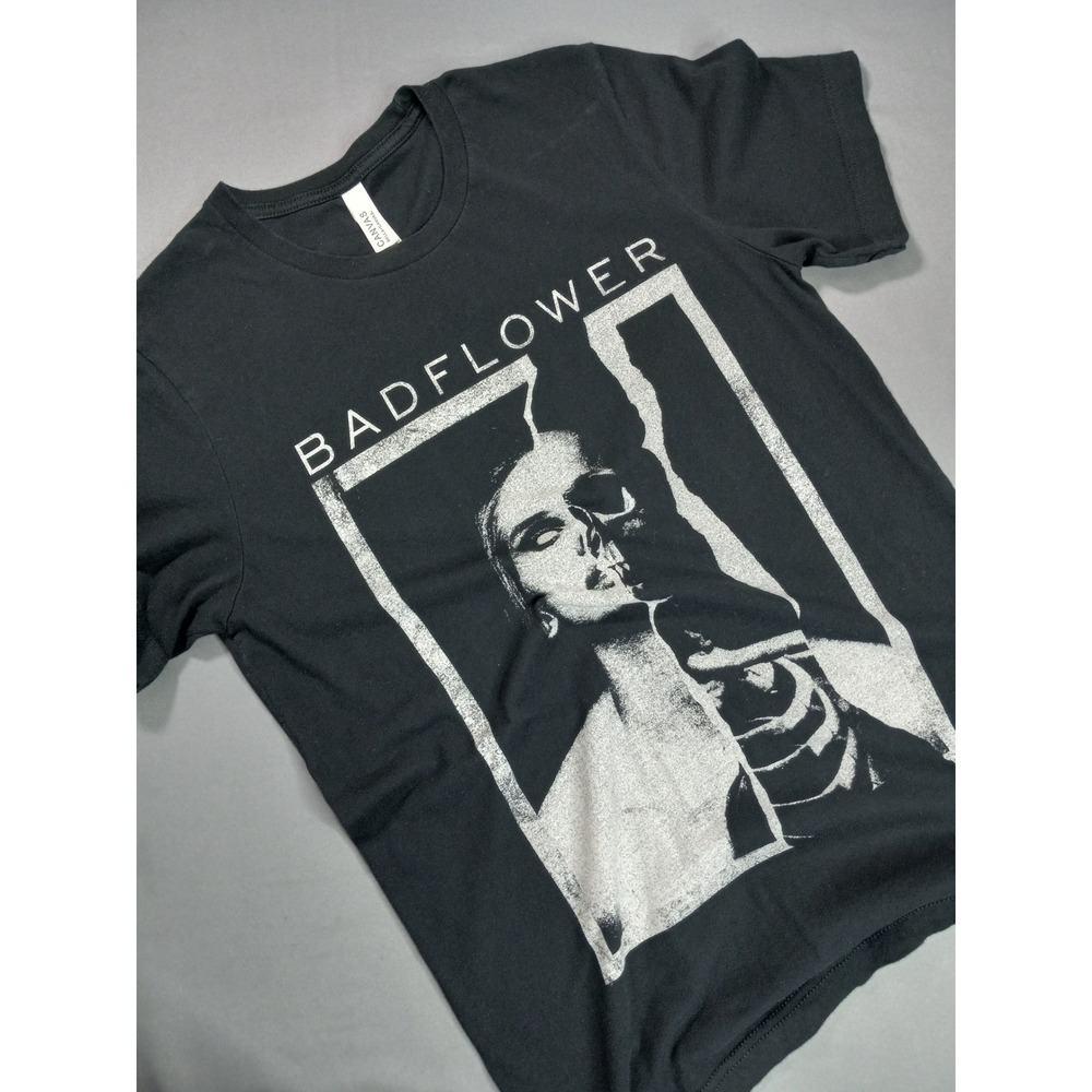 Badflower Band T-Shirt Unisex Medium Black Graphic Tee I Can't Let Her Go Rock